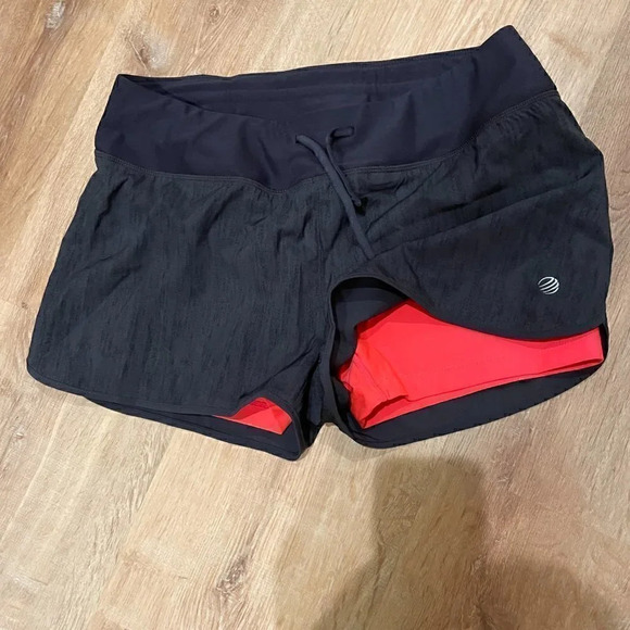 MPG Women's Shorts Grey and Coral Color Size M - Picture 1 of 5